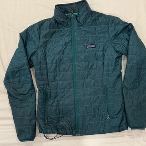Patagonia Deep Teal Nano Puff - Women’s Small